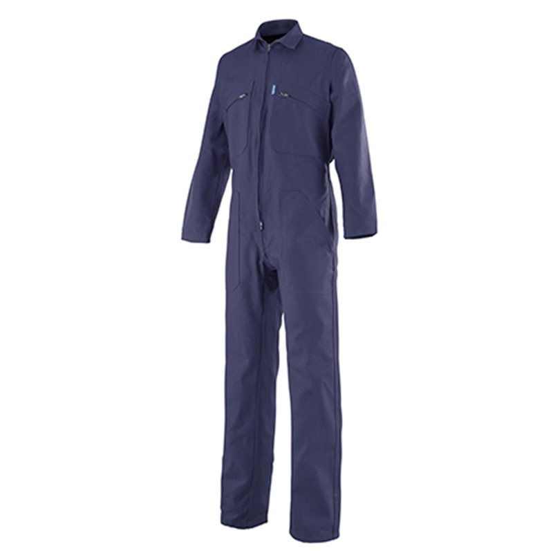 Combinaison de travail 1 Zip Essentiels 100% coton Bleu Marine CEPOVETT SAFETY